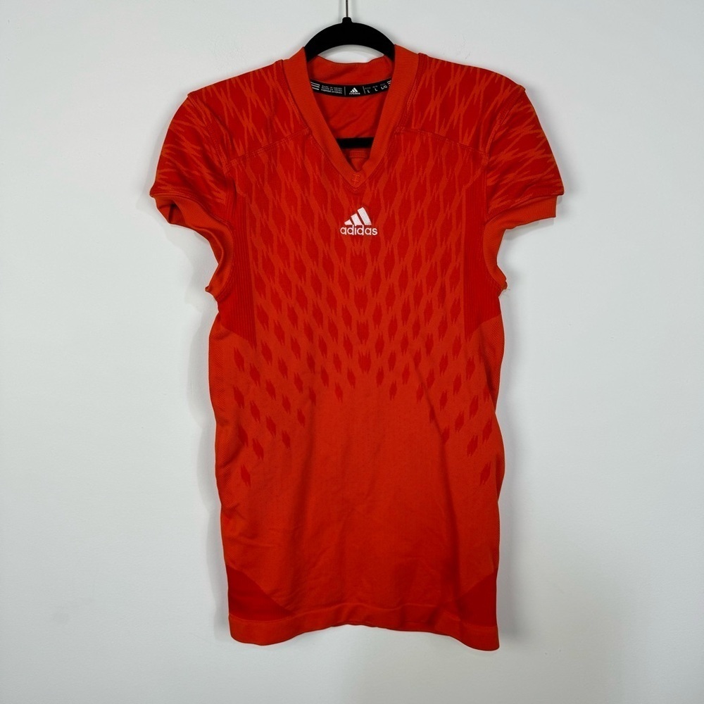 Adidas Techfit Primeknit Scarlet Football Jersey Orange